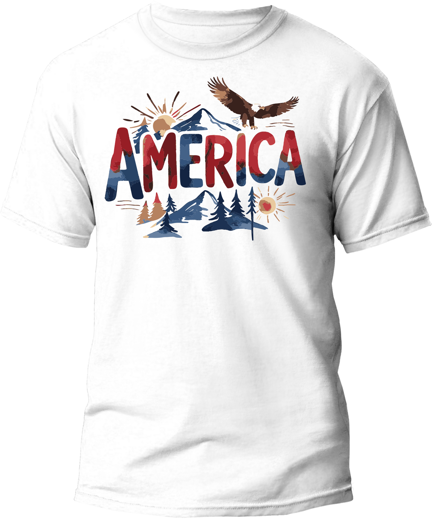 America Attractions Tee
