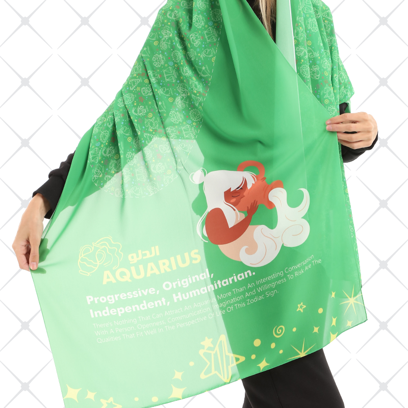 Aquarius Scarf Chiffon