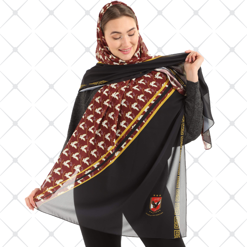 AL Ahly Club Scarf Chiffon