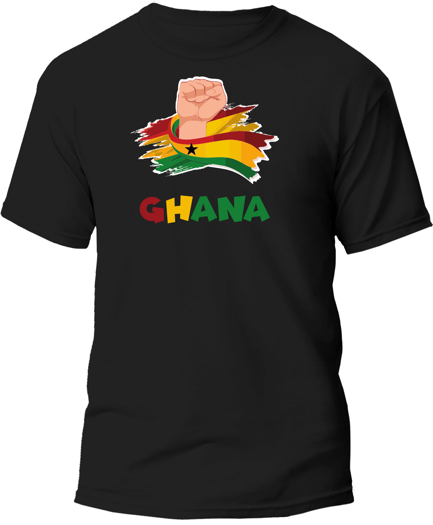 Ghana One Hand Flag T-Shirt