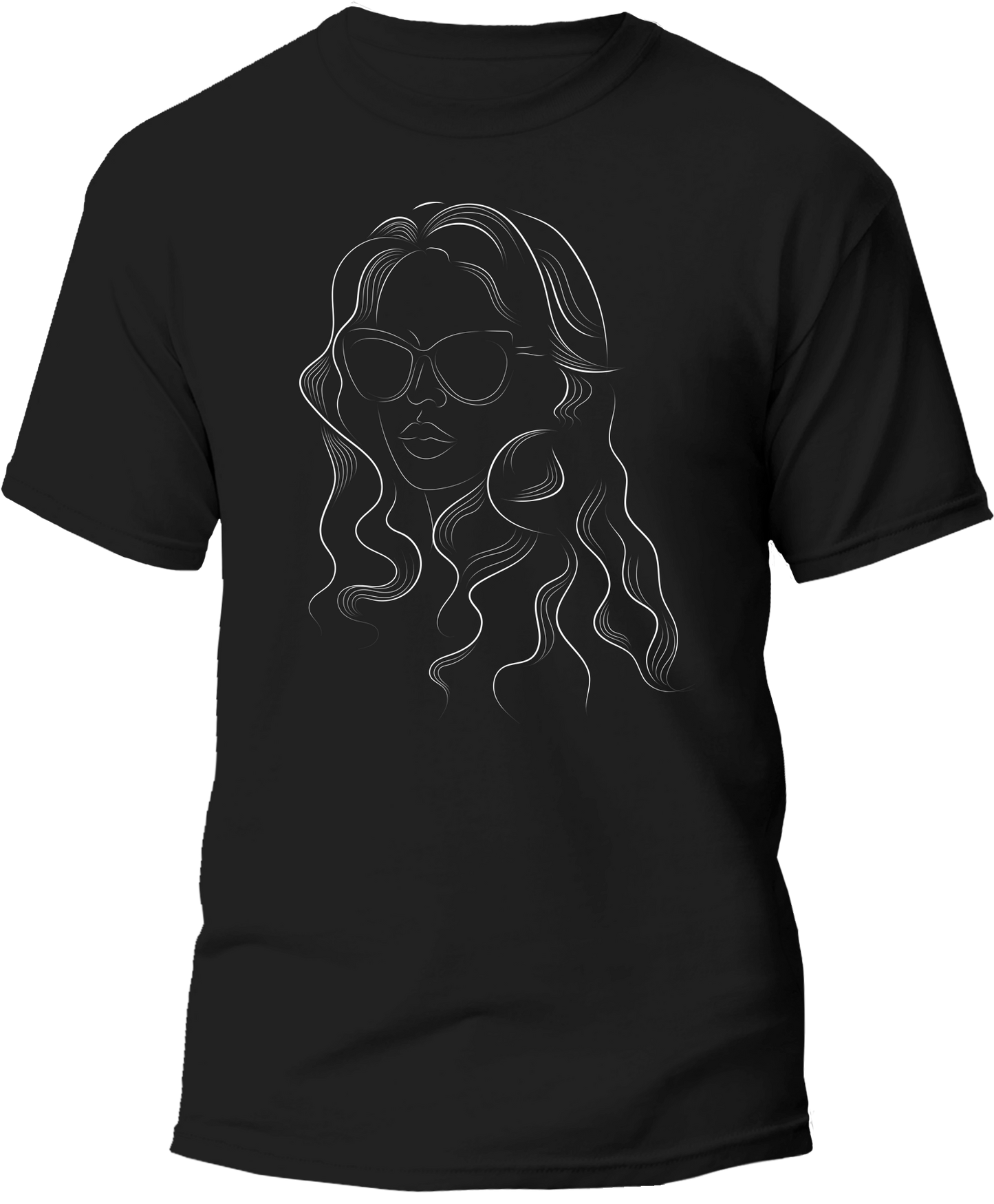 Girl Glasses Funky T-Shirt