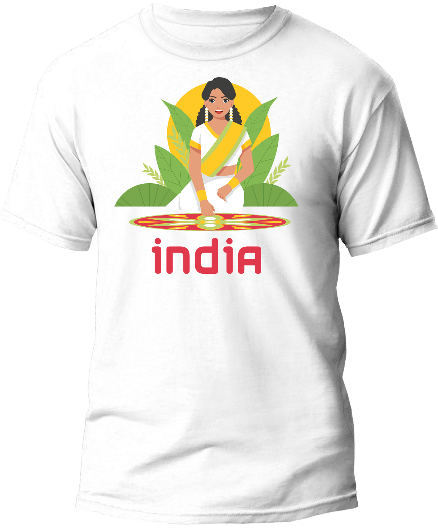 India Girl Flag T-Shirt