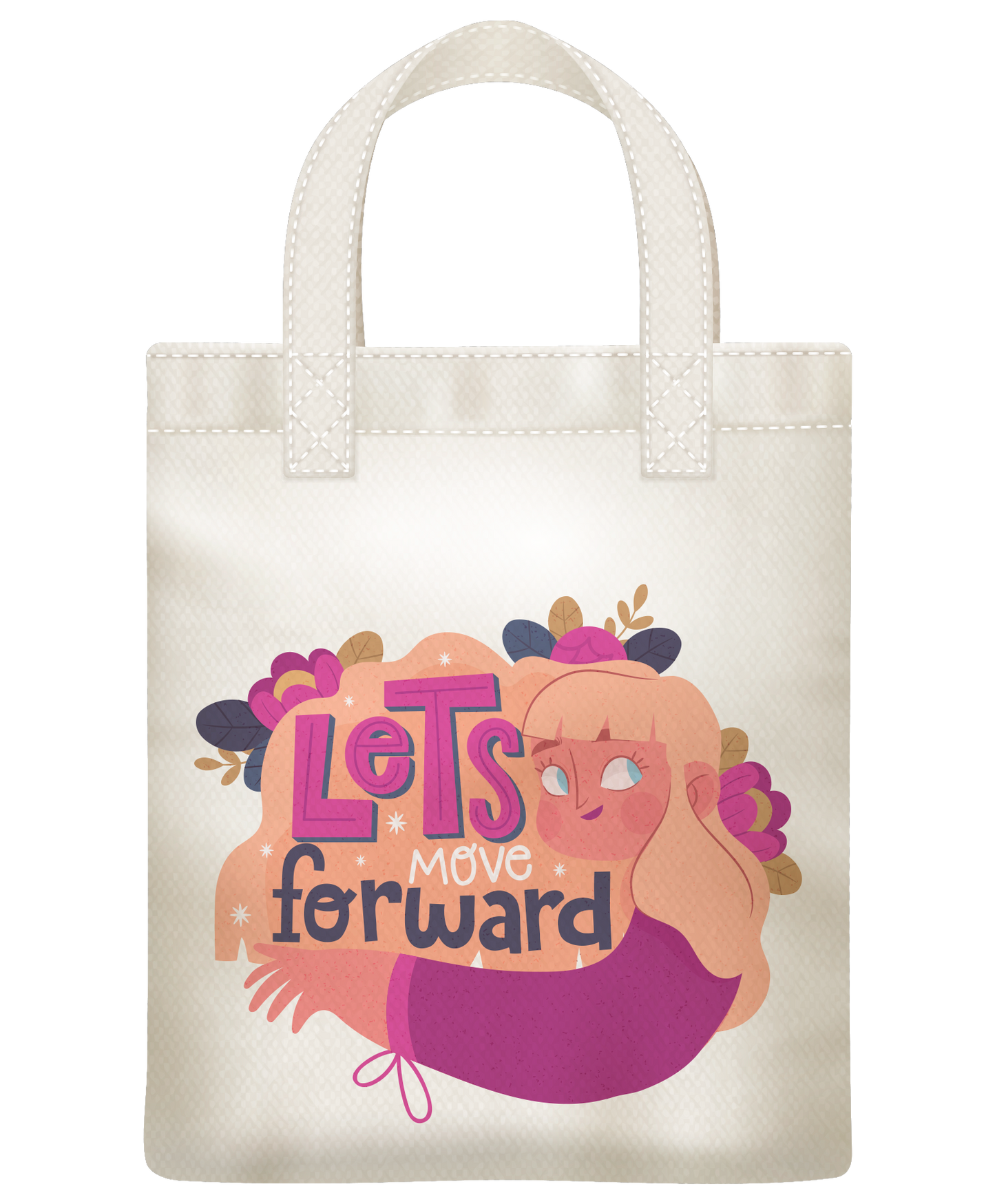 Let’s Move Forward Tote Bag