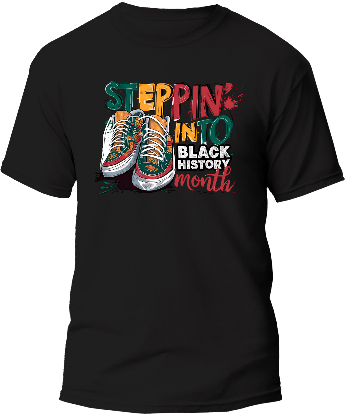 Stepping into Black History Month T-Shirt