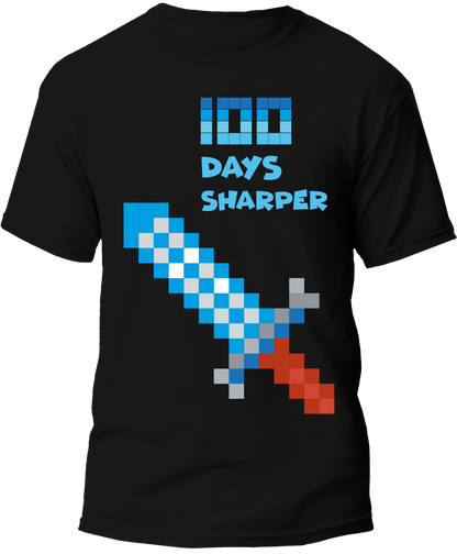 100 Days Sharper Shark Kids T-Shirt — 100 Days of School