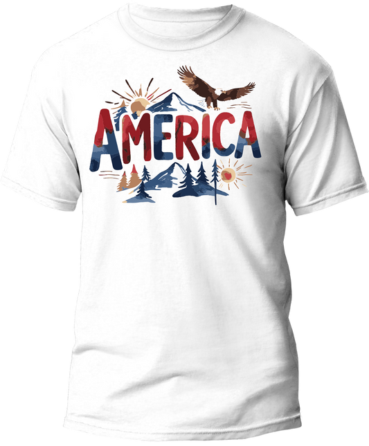 America Attractions Tee