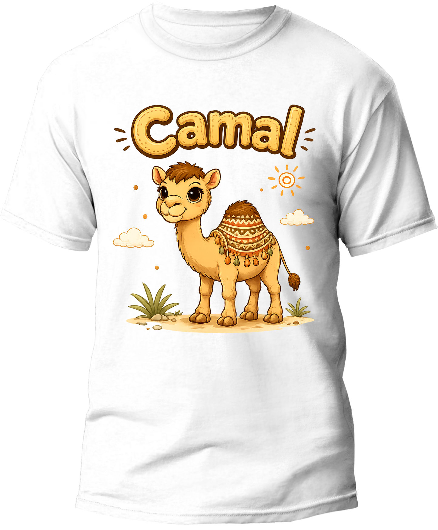 Camel kids tee — flat design, Cozi Mozi UAE