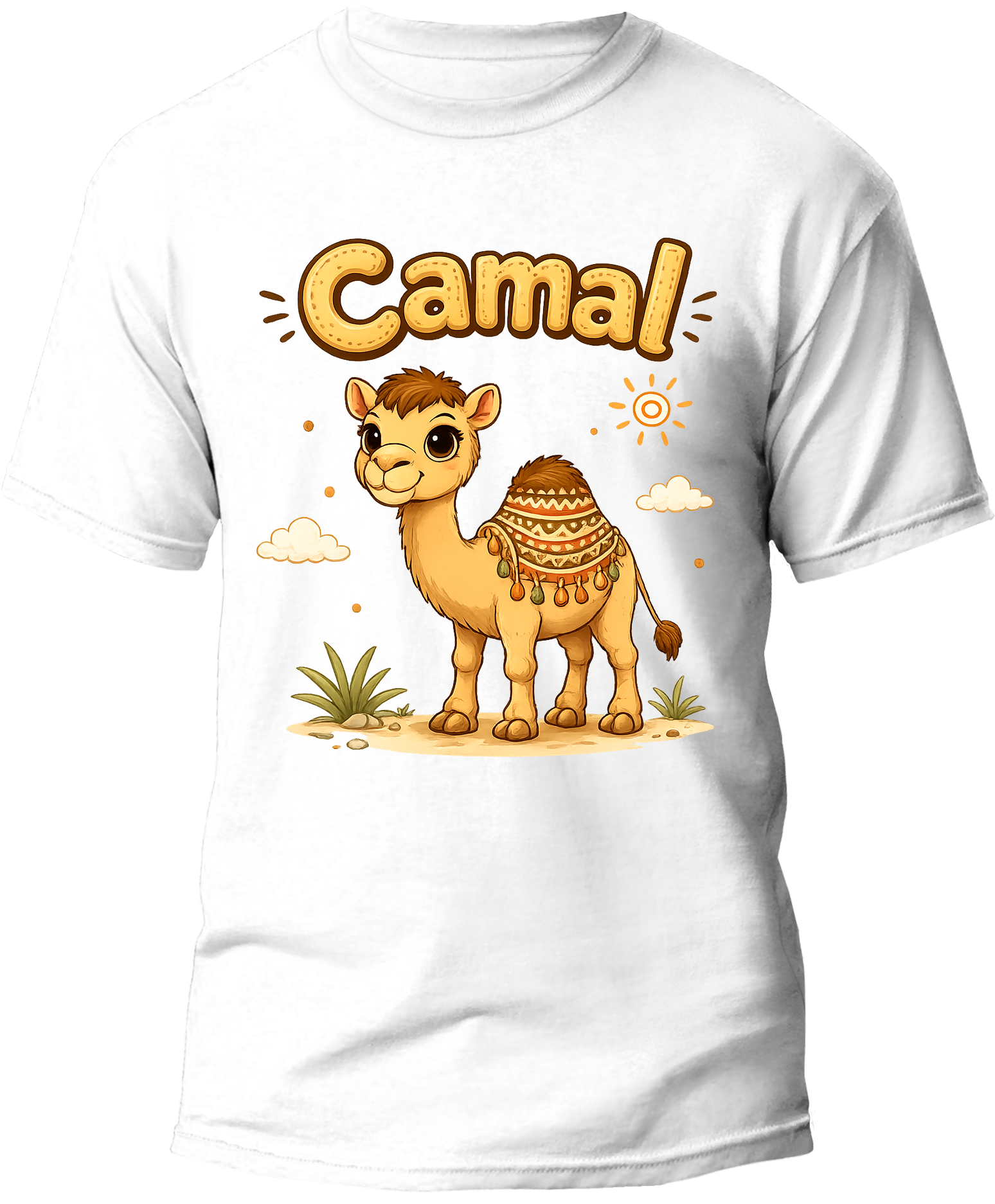 Camel kids tee — flat design, Cozi Mozi UAE