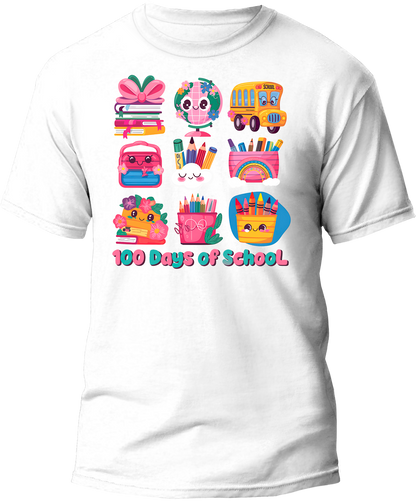 Happy 100 Days of School! — Fun Kids Celebration T-Shirt