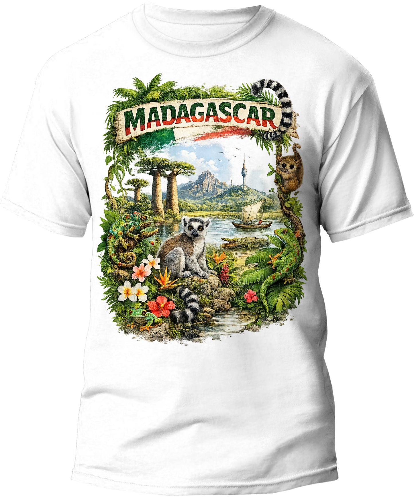 Wild Island Madagascar Tee