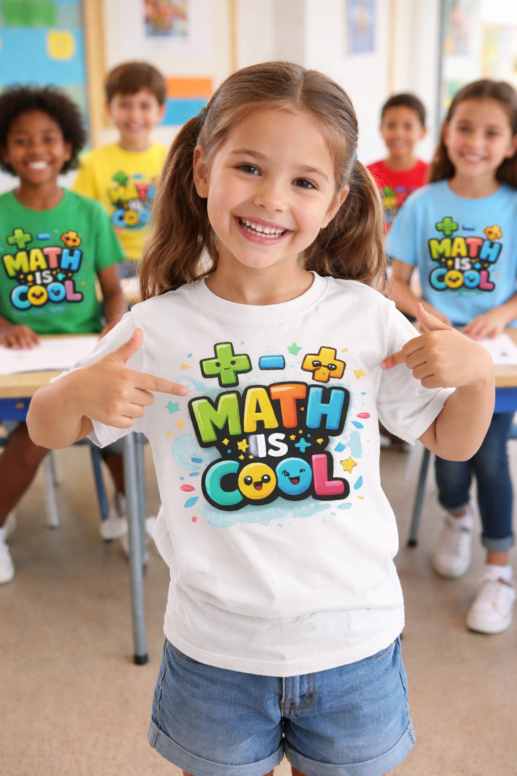 Cool Math Kids T-Shirt — Math Day School Design