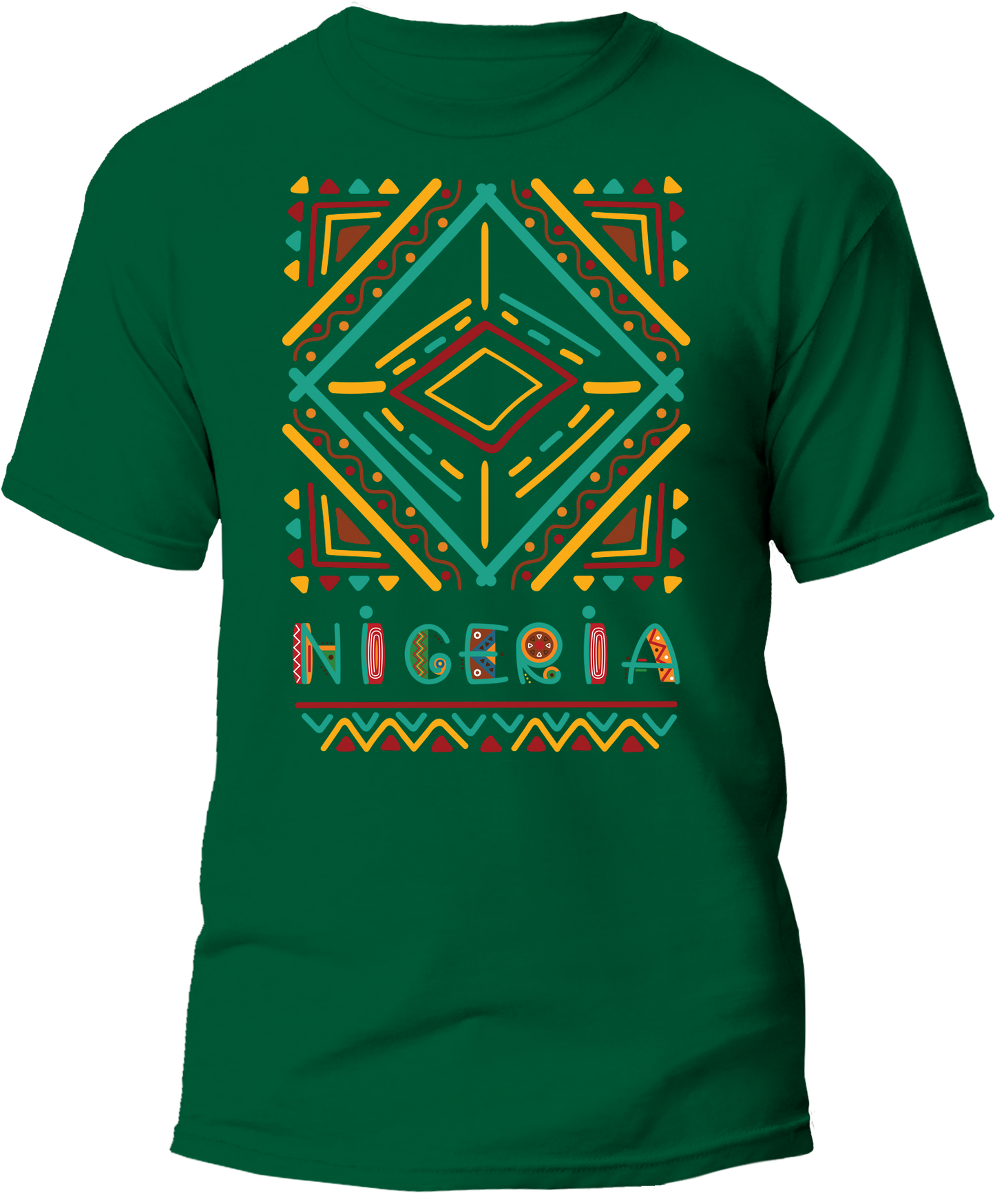 Nigeria Lines Flag T-Shirt