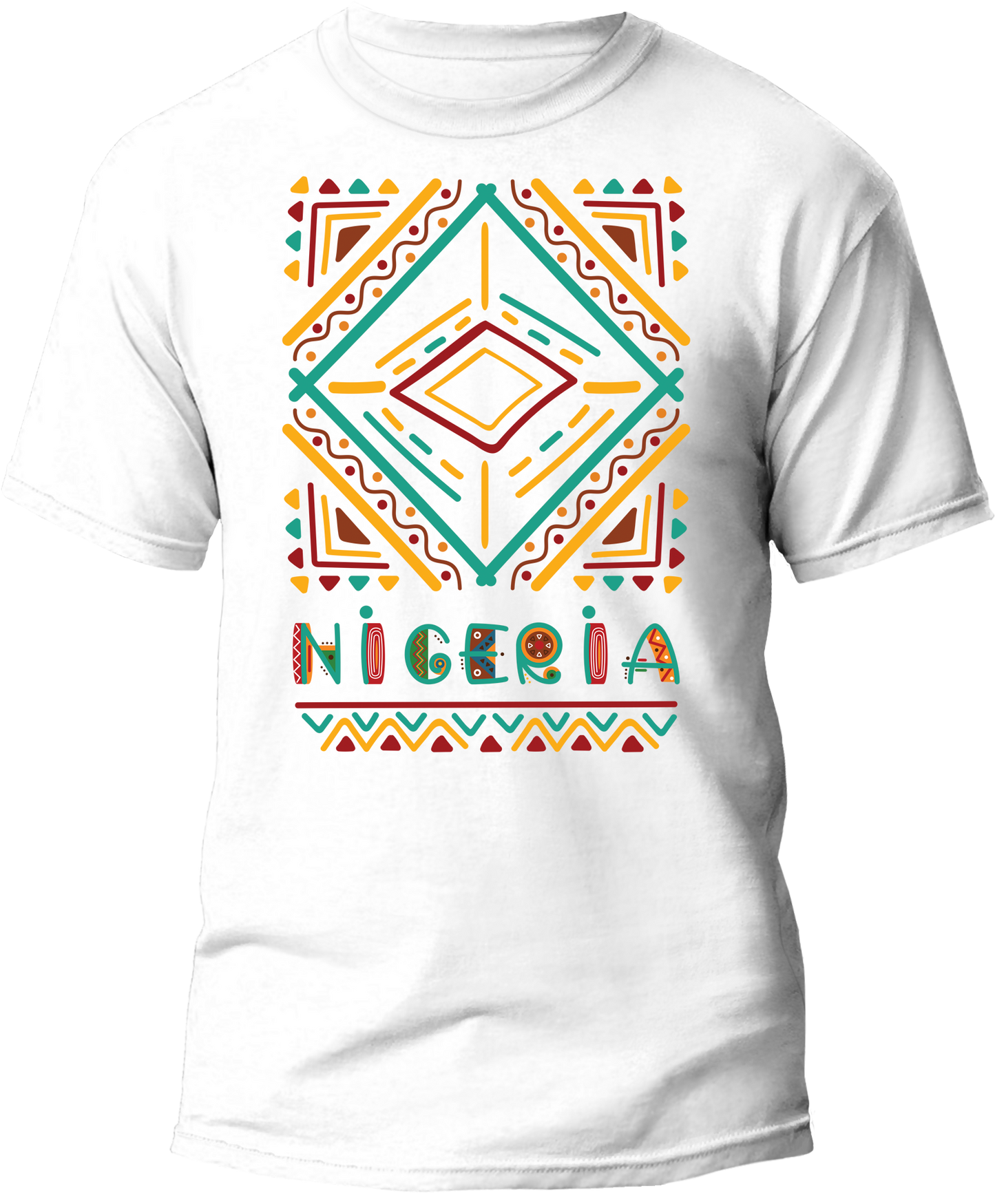 Nigeria Lines Flag T-Shirt