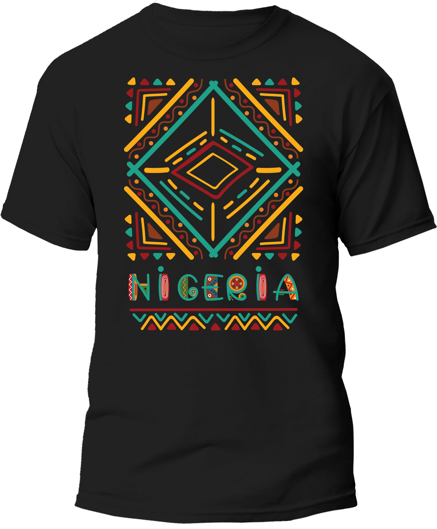 Nigeria Lines Flag T-Shirt