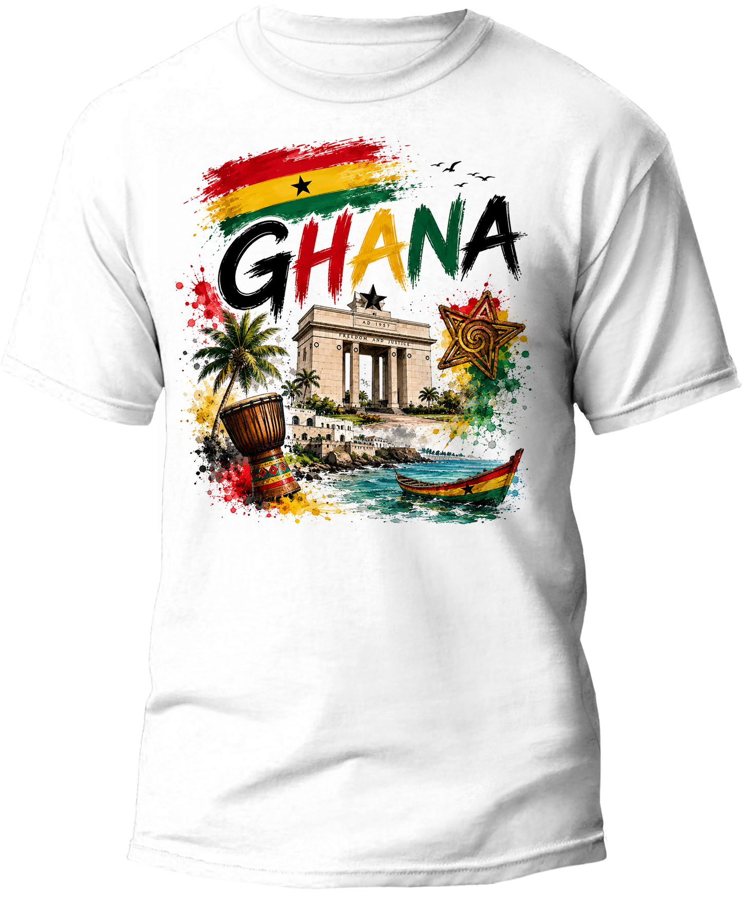 Ghana Pride Graphic Tee