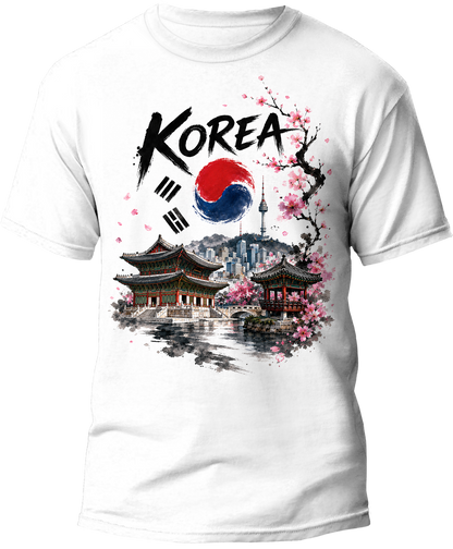 Neon Seoul Korea Tee